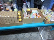 Vystoupení  dětí při rozsvícení stromu na Vlkavě, jarmark